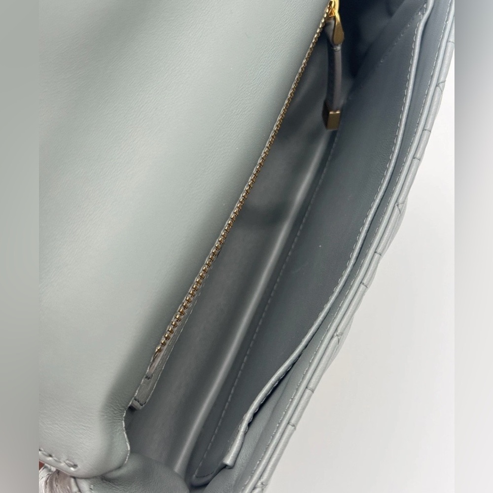 Dior Caro Small Stone Gray Cannage Calfskin Leather Shoulder Bag - Picture 9 of 15